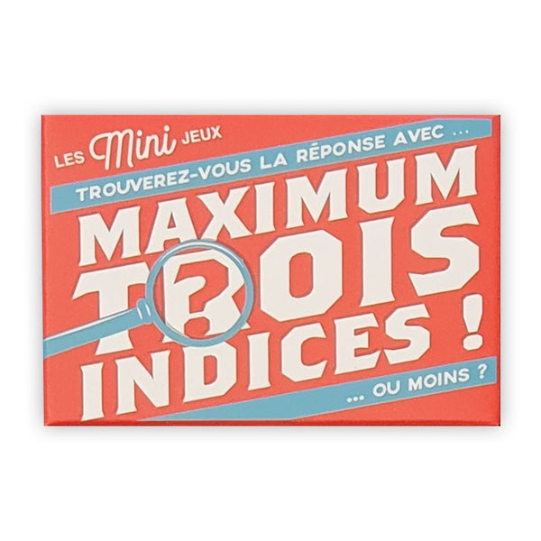 Mini Jeux - Maximum Trois Indices !